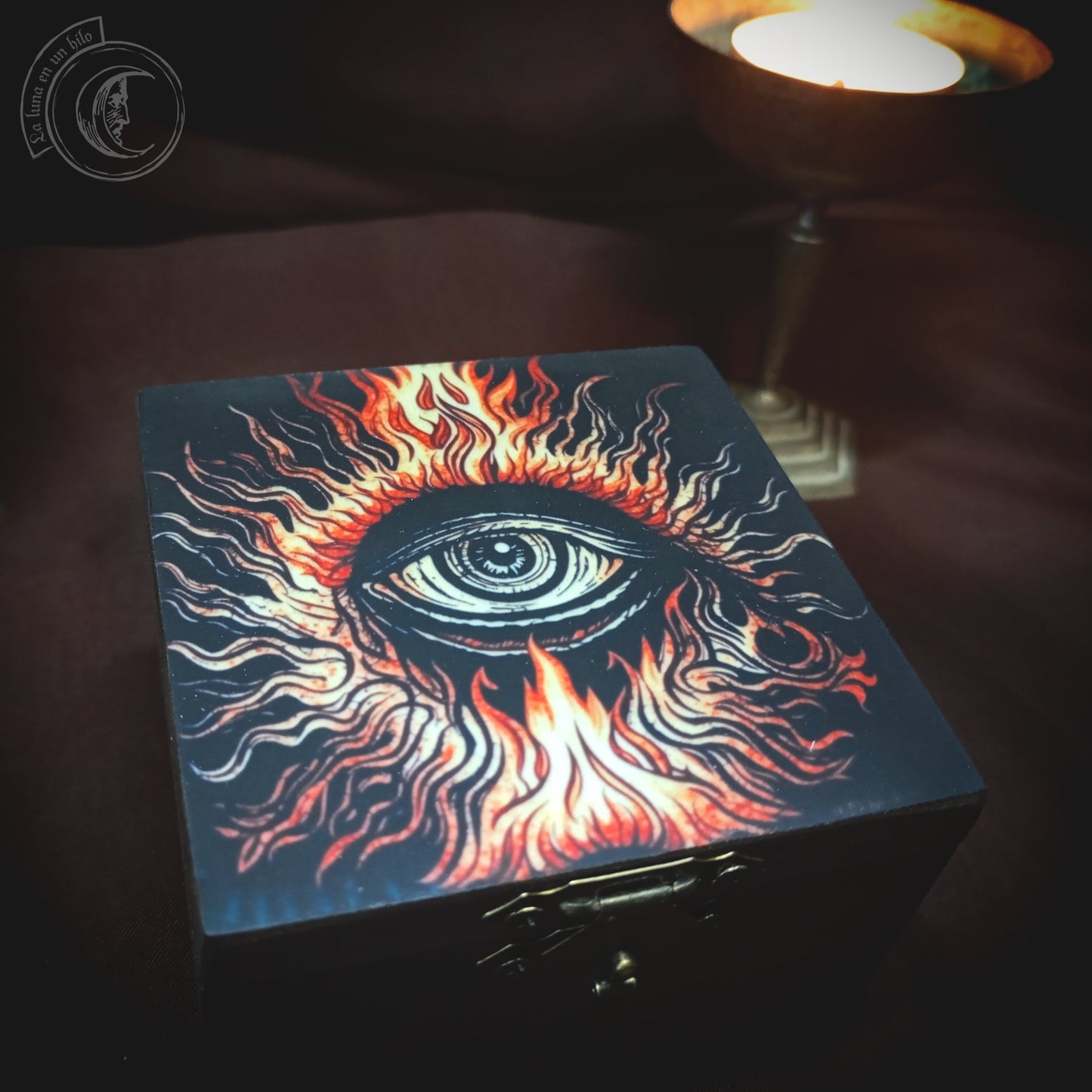 Small Wooden Box - Witch Eye -