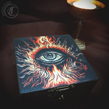 Small Wooden Box - Witch Eye -