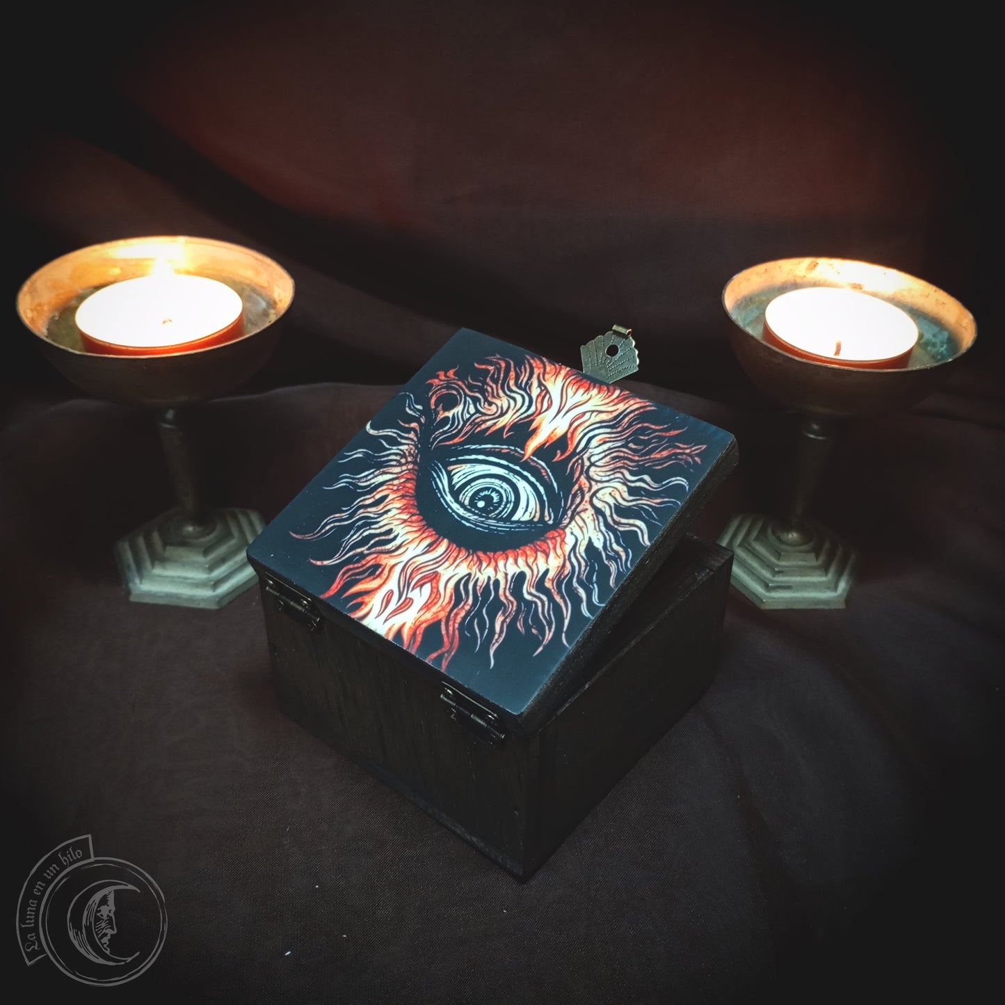 Small Wooden Box - Witch Eye -