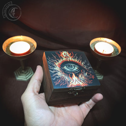 Small Wooden Box - Witch Eye -