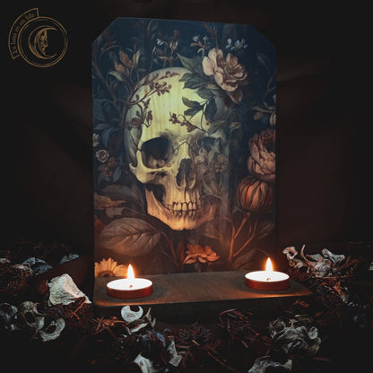 Ritual Altar Candle holder - Floral Death -