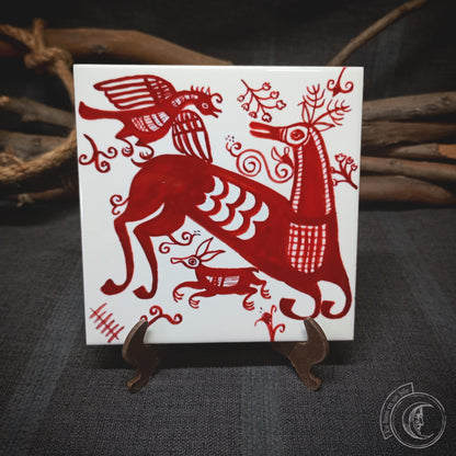 2x Arte celtíbero II - Azulejos cerámicos decorativos