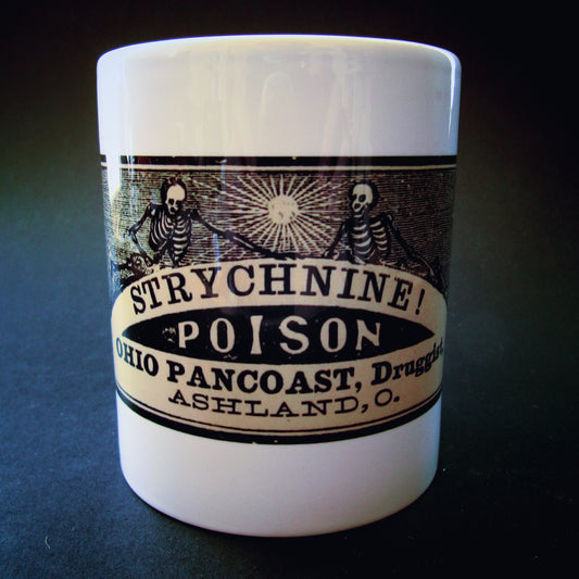 Vintage ceramic mug 11 oz - Strychnine -