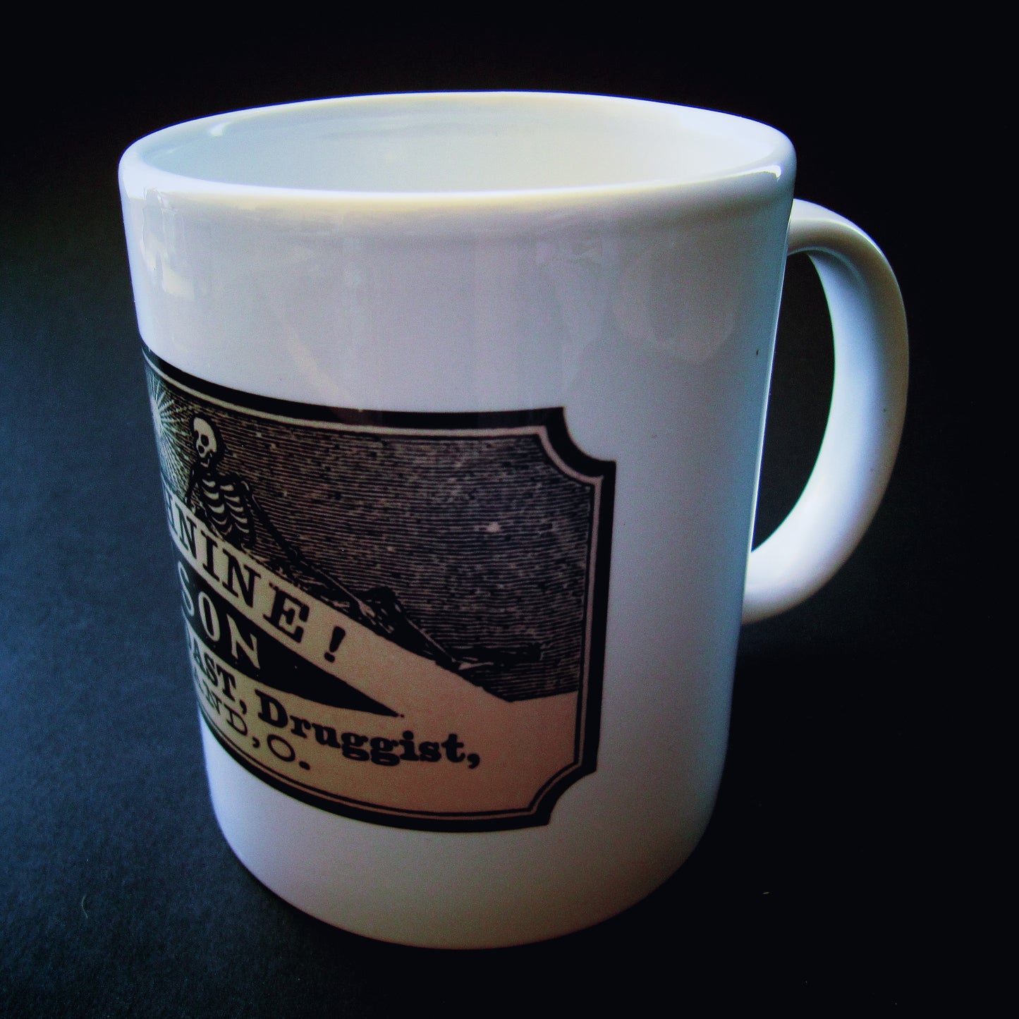 Vintage ceramic mug 11 oz - Strychnine -