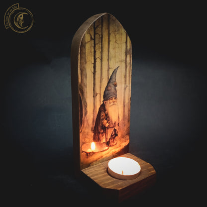 Gnome II - Wall Candle Holder -