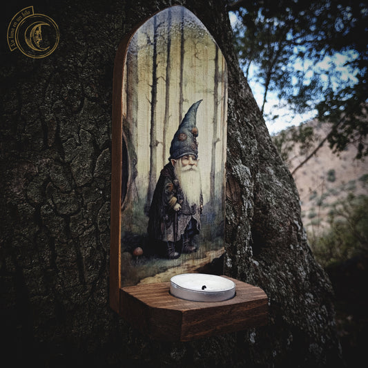 Gnome II - Wall Candle Holder -