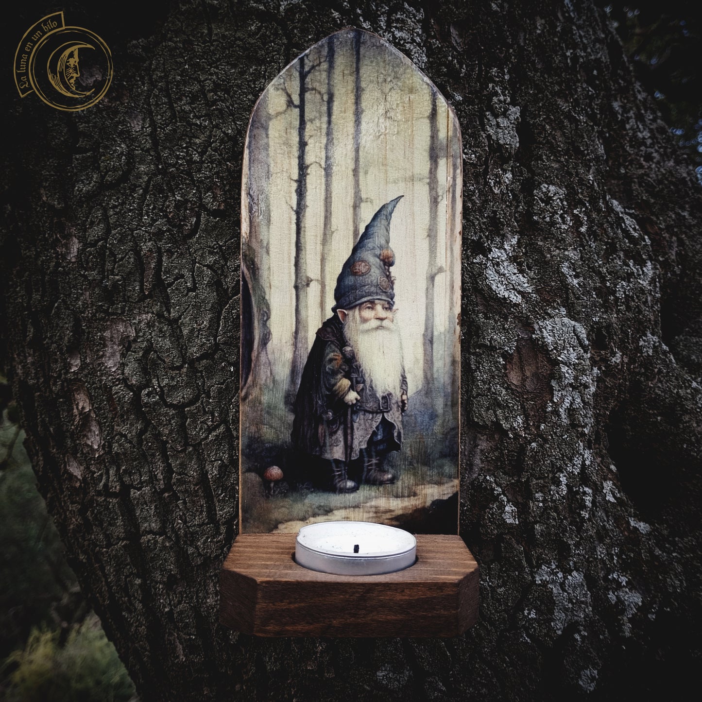 Gnome II - Wall Candle Holder -