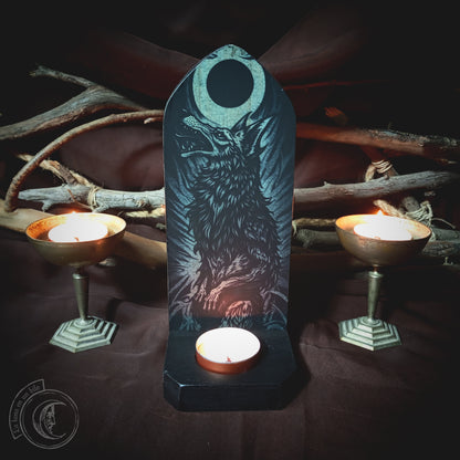 Werewolf - Wall Candle Holder -