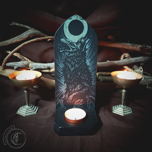 Werewolf - Wall Candle Holder -