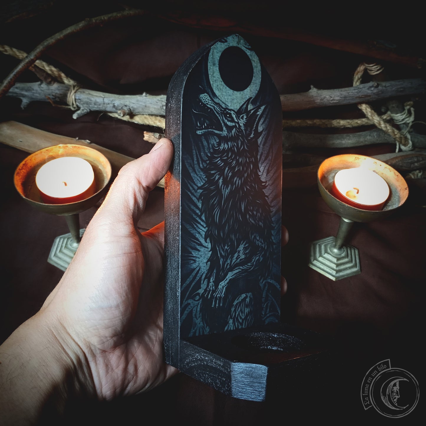 Werewolf - Wall Candle Holder -