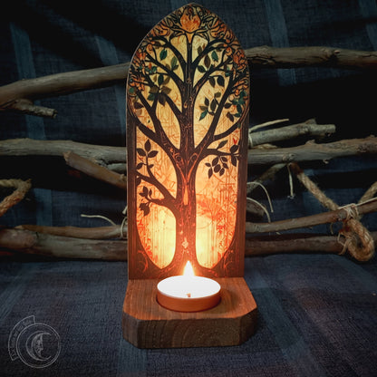 Tree of Life II - Wall Candle Holder -
