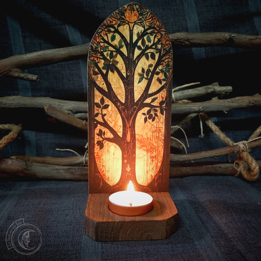 Tree of Life II - Wall Candle Holder -