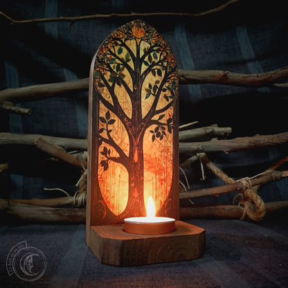 Tree of Life II - Wall Candle Holder -