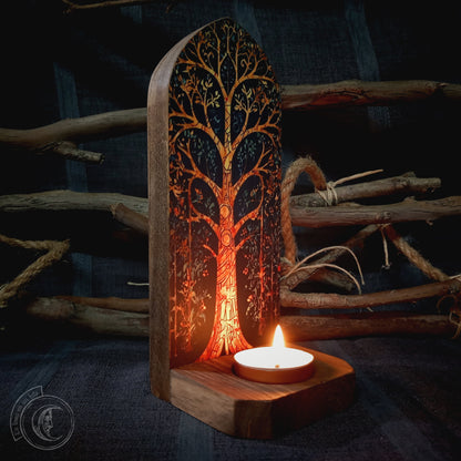 Tree of Life III - Wall Candle Holder -