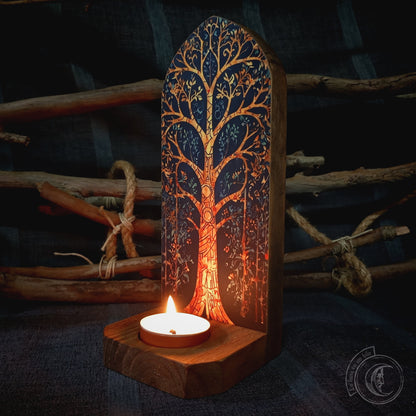 Tree of Life III - Wall Candle Holder -