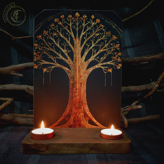 Ritual Altar Candle holder - Tree of Life -