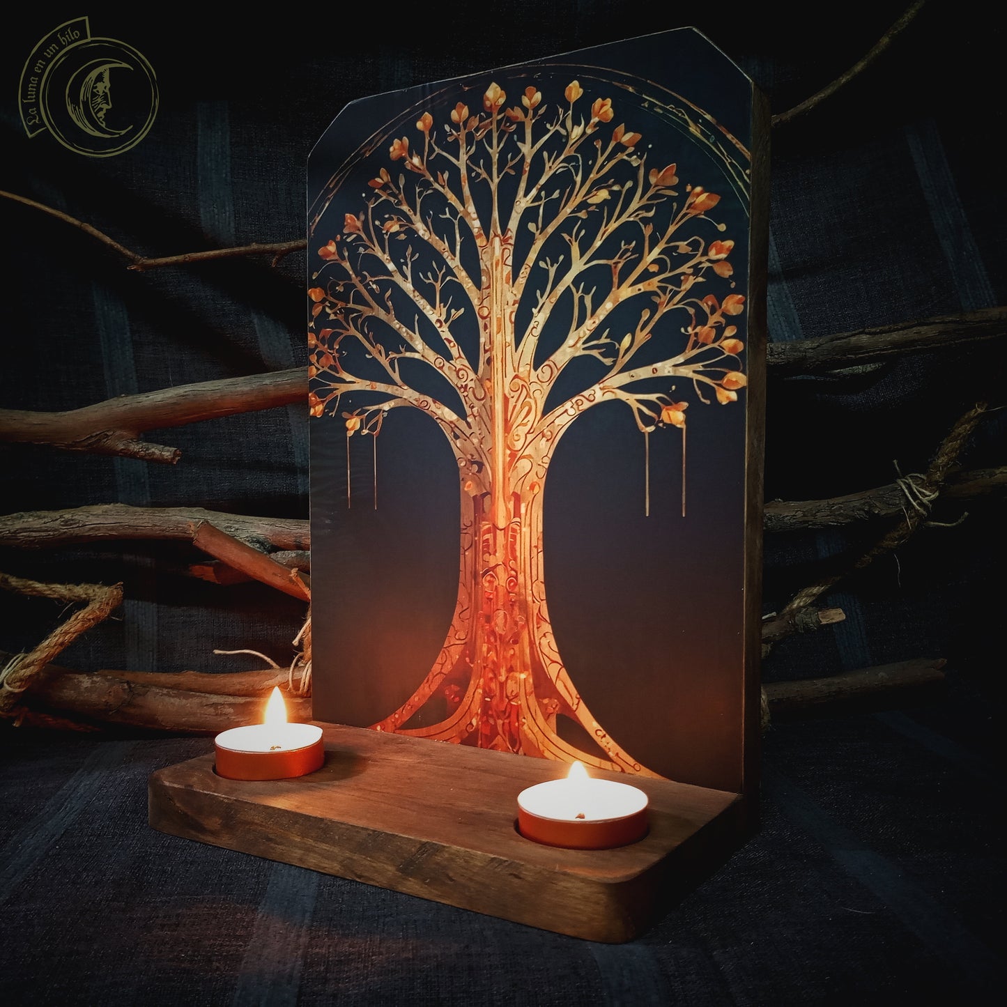 Ritual Altar Candle holder - Tree of Life -