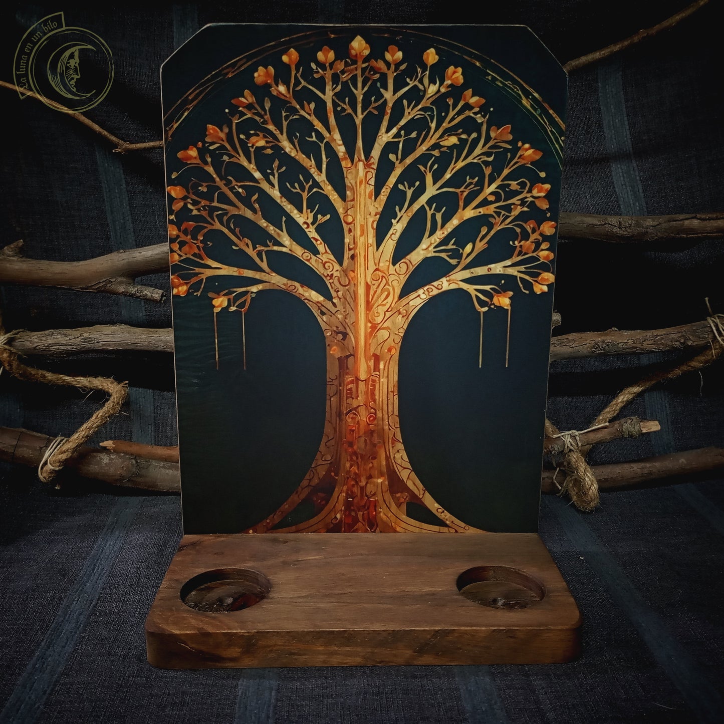 Ritual Altar Candle holder - Tree of Life -