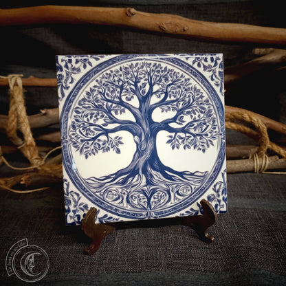 Árbol de la Vida II - Azulejo cerámico decorativo