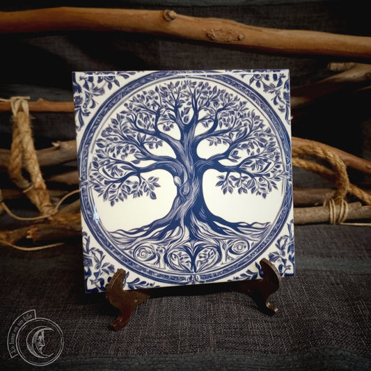 Tree of Life II - Ceramic Tile Decor -