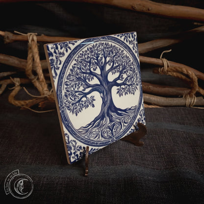 Árbol de la Vida II - Azulejo cerámico decorativo