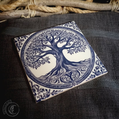 Árbol de la Vida II - Azulejo cerámico decorativo