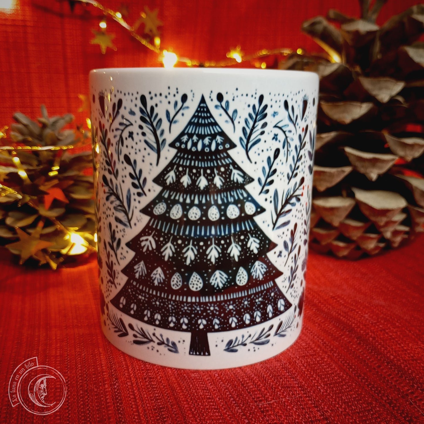 Ceramic mug 11 oz - Christmas Yule Tree -
