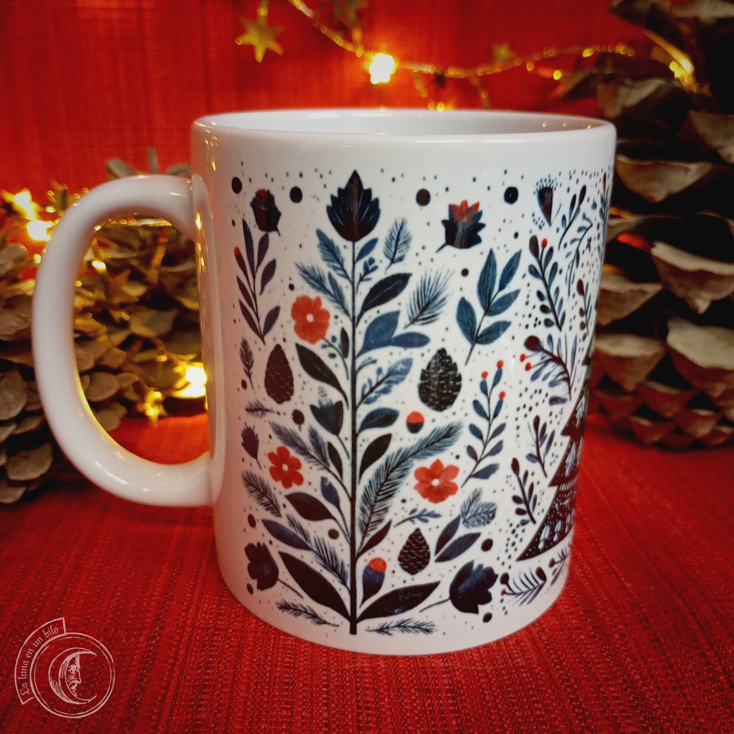 Ceramic mug 11 oz - Christmas Yule Tree -