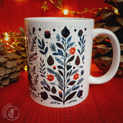 Ceramic mug 11 oz - Christmas Yule Tree -