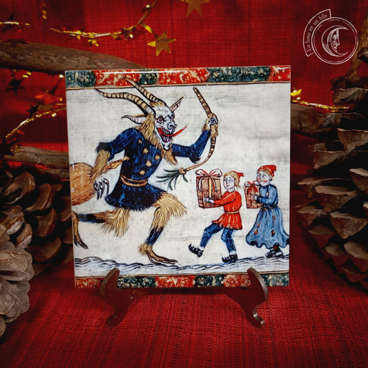 Krampus - Ceramic Tile Decor -