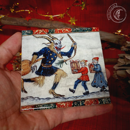 Krampus - Ceramic Tile Decor -