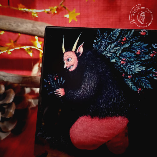 Krampus II - Ceramic Tile Decor -