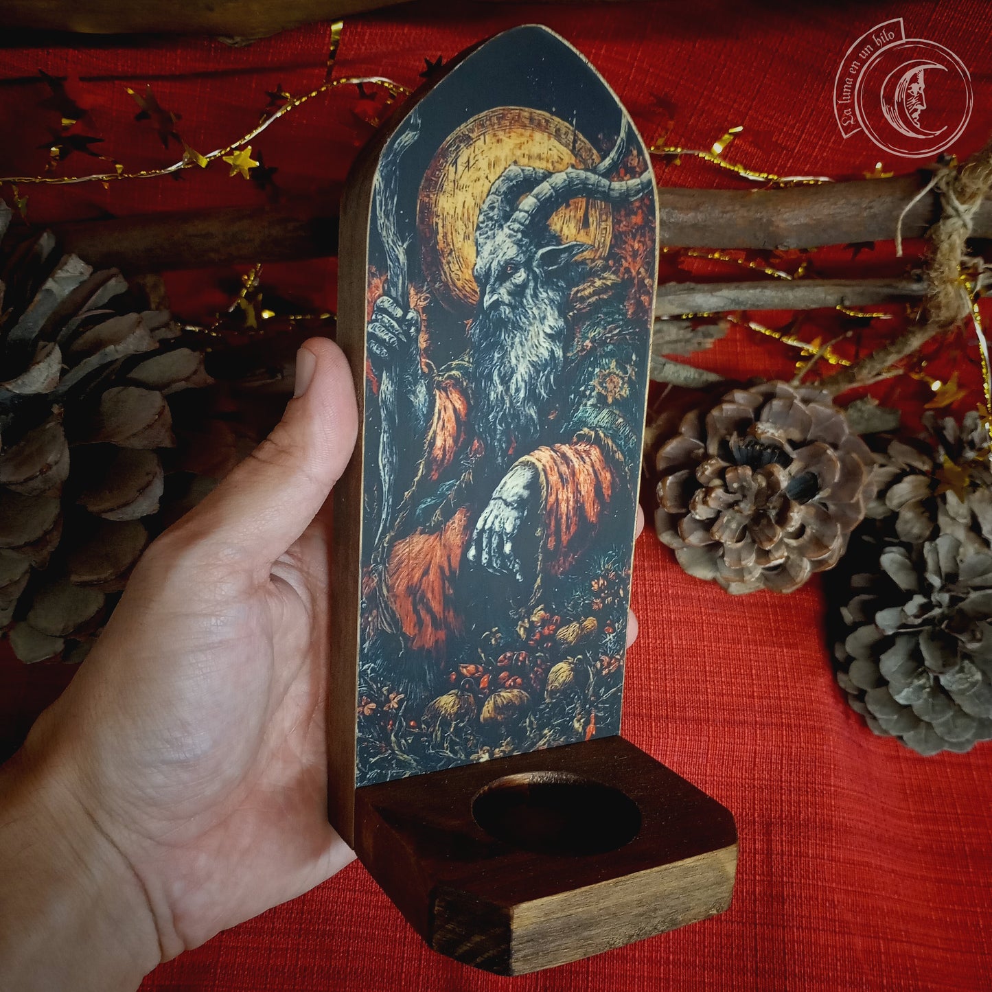 Krampus - Wall Candle Holder -