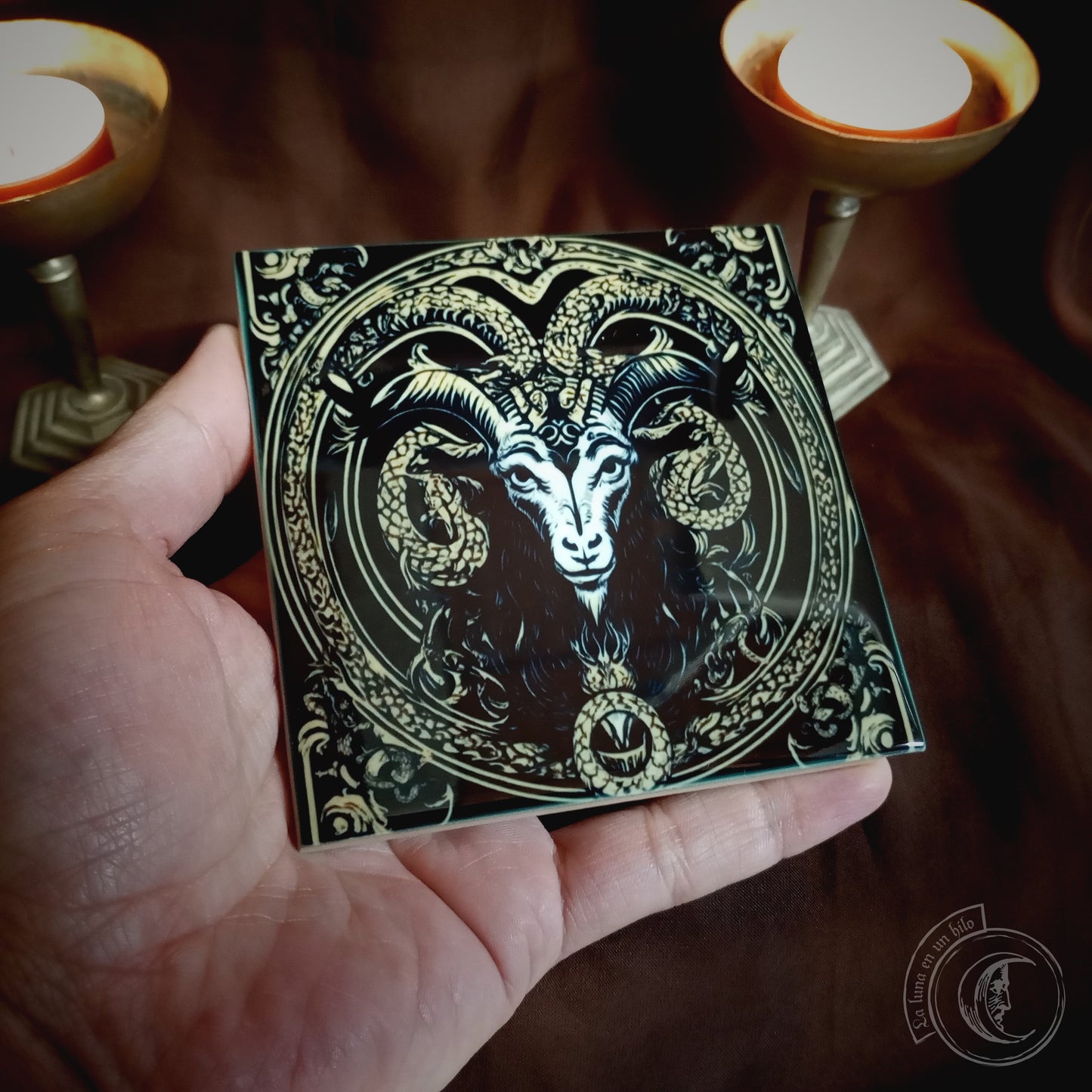 Macho Cabrío - Azulejo cerámico decorativo