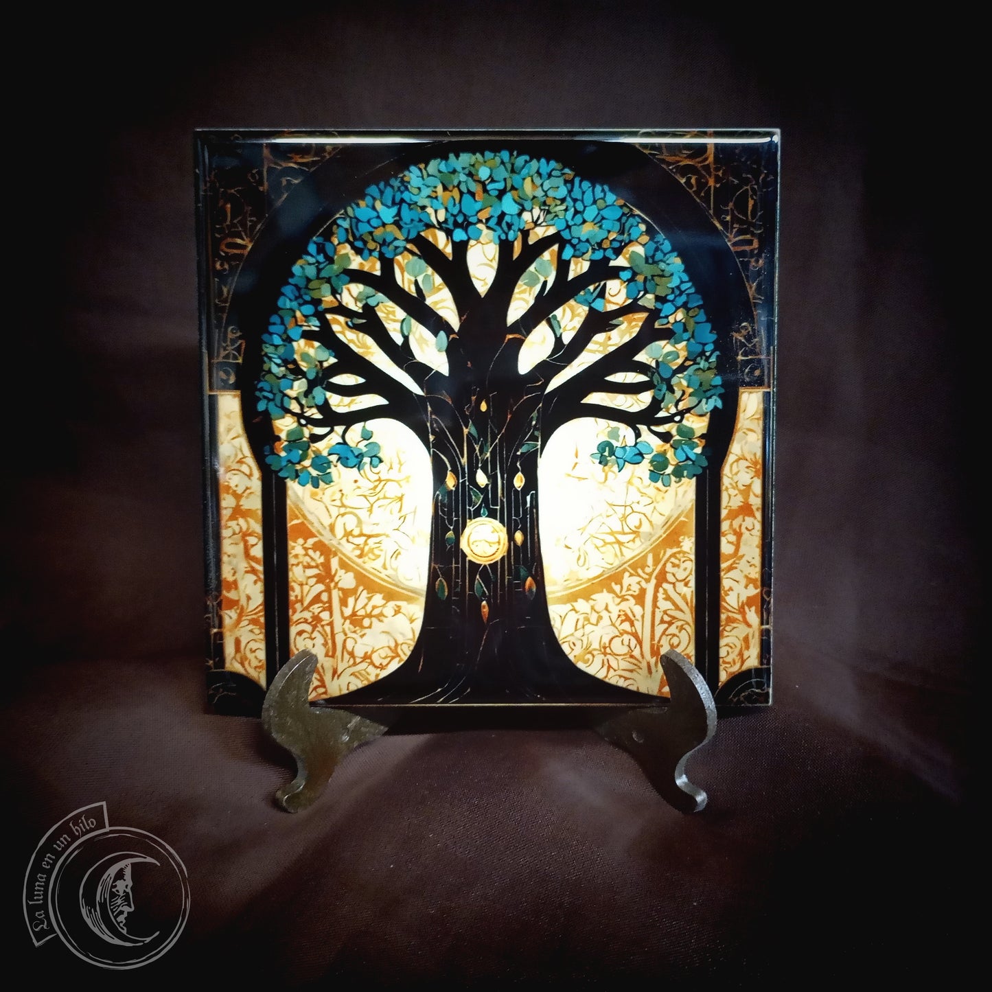 Árbol de la Vida V - Azulejo cerámico decorativo