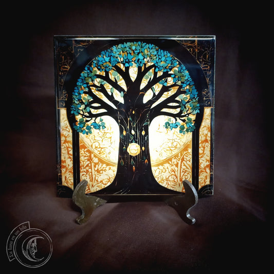 Árbol de la Vida V - Azulejo cerámico decorativo