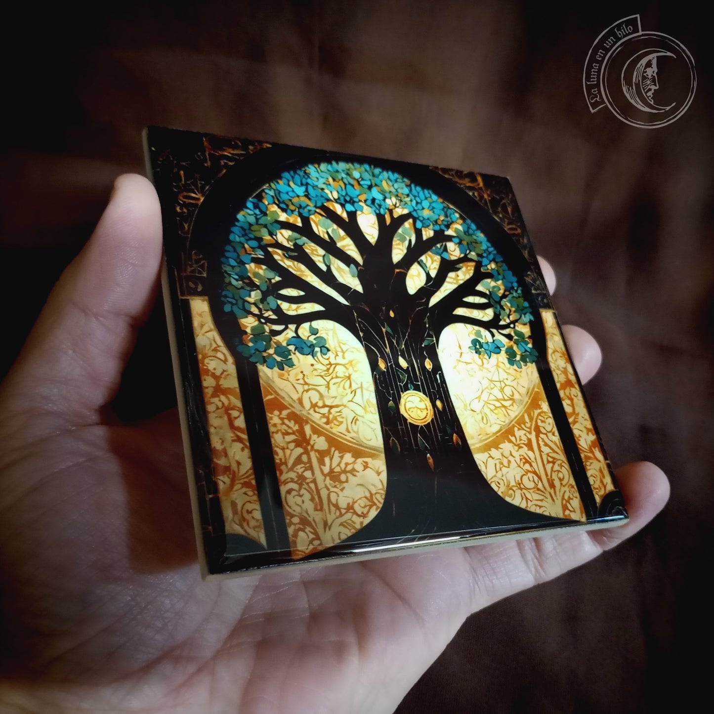 Árbol de la Vida V - Azulejo cerámico decorativo