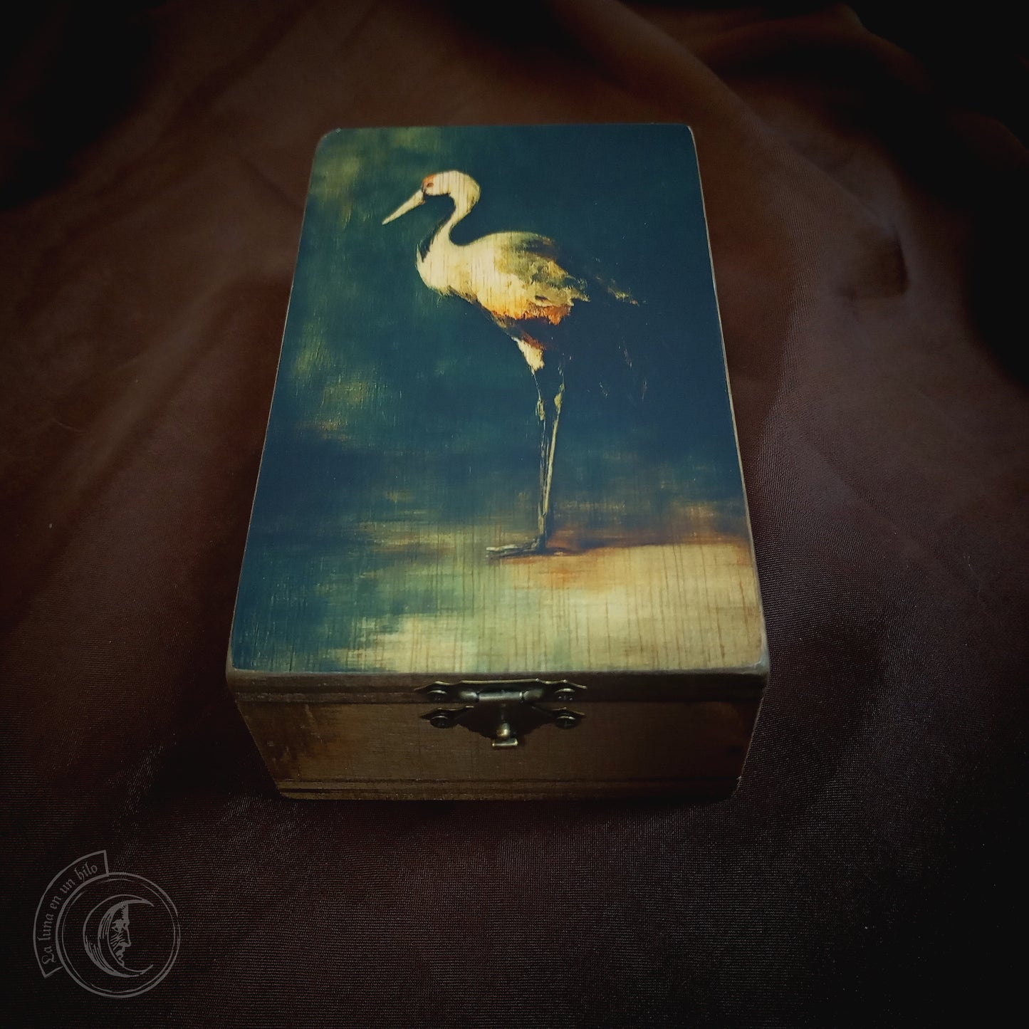 Boîte à bijoux Tarot - Grue -