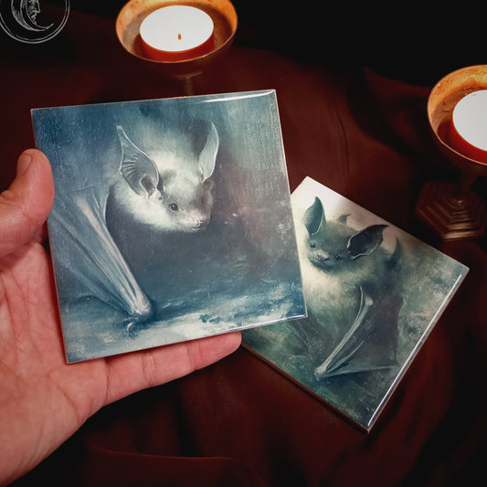 2x Set of Bats - Ceramic Tile Decor