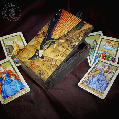 Tarot jewelry box - Victorian Folk Witch -