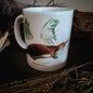 Vintage ceramic mug 11 oz - Platypus Anatomy -