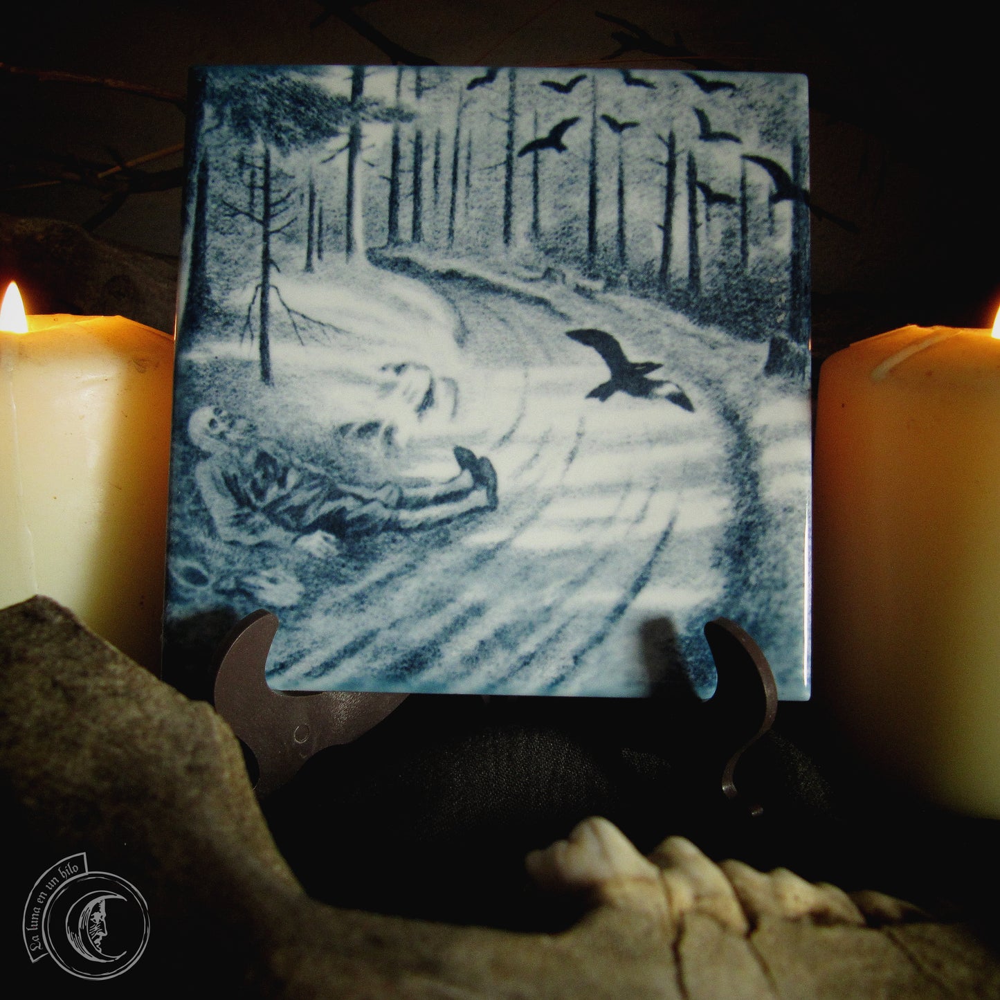Fattigmannen (The Pauper), Theodor Severin Kittelsen - Ceramic Tile Decor -
