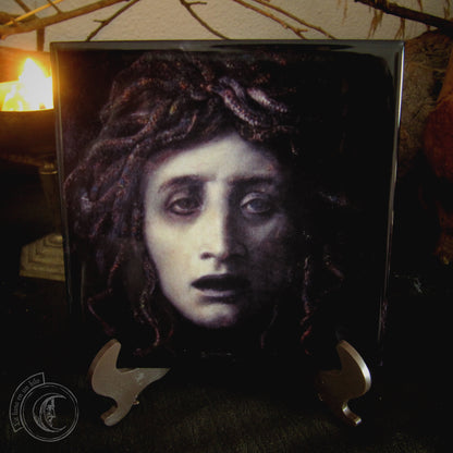 Medusa (Arnold Böcklin) - Ceramic Tile Decor -