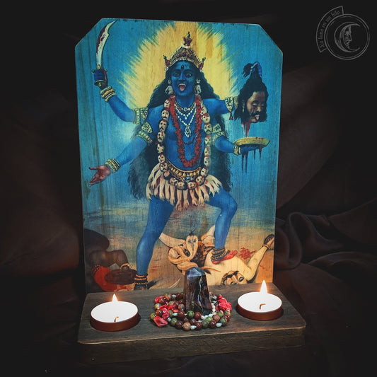 Ritual Altar Candle holder - Maha Kali -