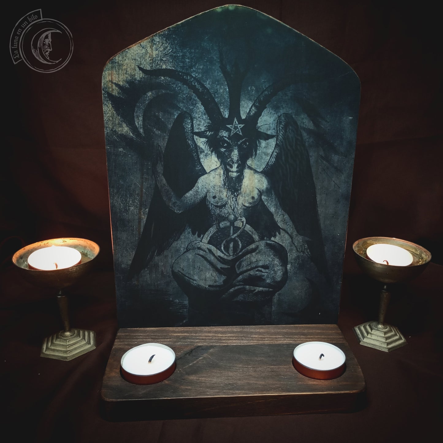 Ritual Altar Candle holder - Baphomet -