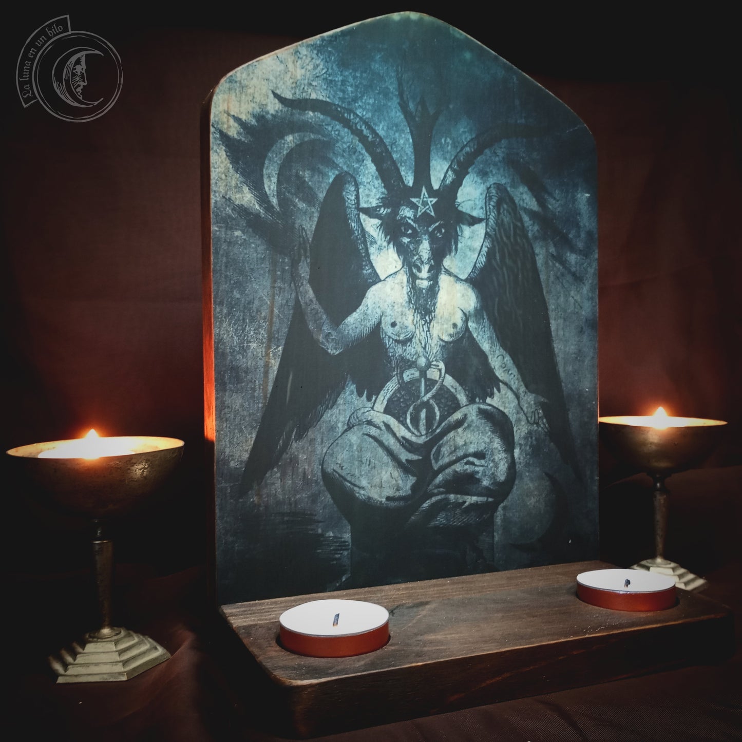 Ritual Altar Candle holder - Baphomet -