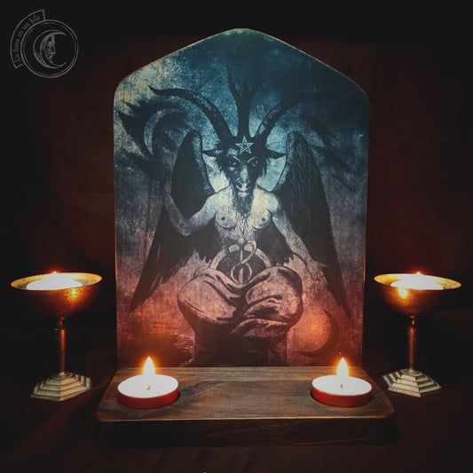 Ritual Altar Candle holder - Baphomet -