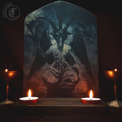Ritual Altar Candle holder - Baphomet -