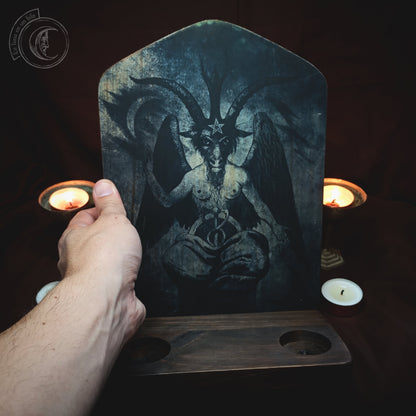 Ritual Altar Candle holder - Baphomet -