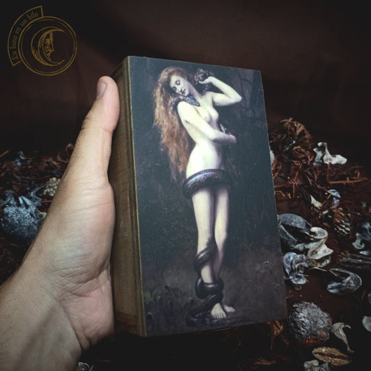 Tarot jewelry box - Lilith (John Collier) -